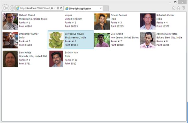 Silverlight Application